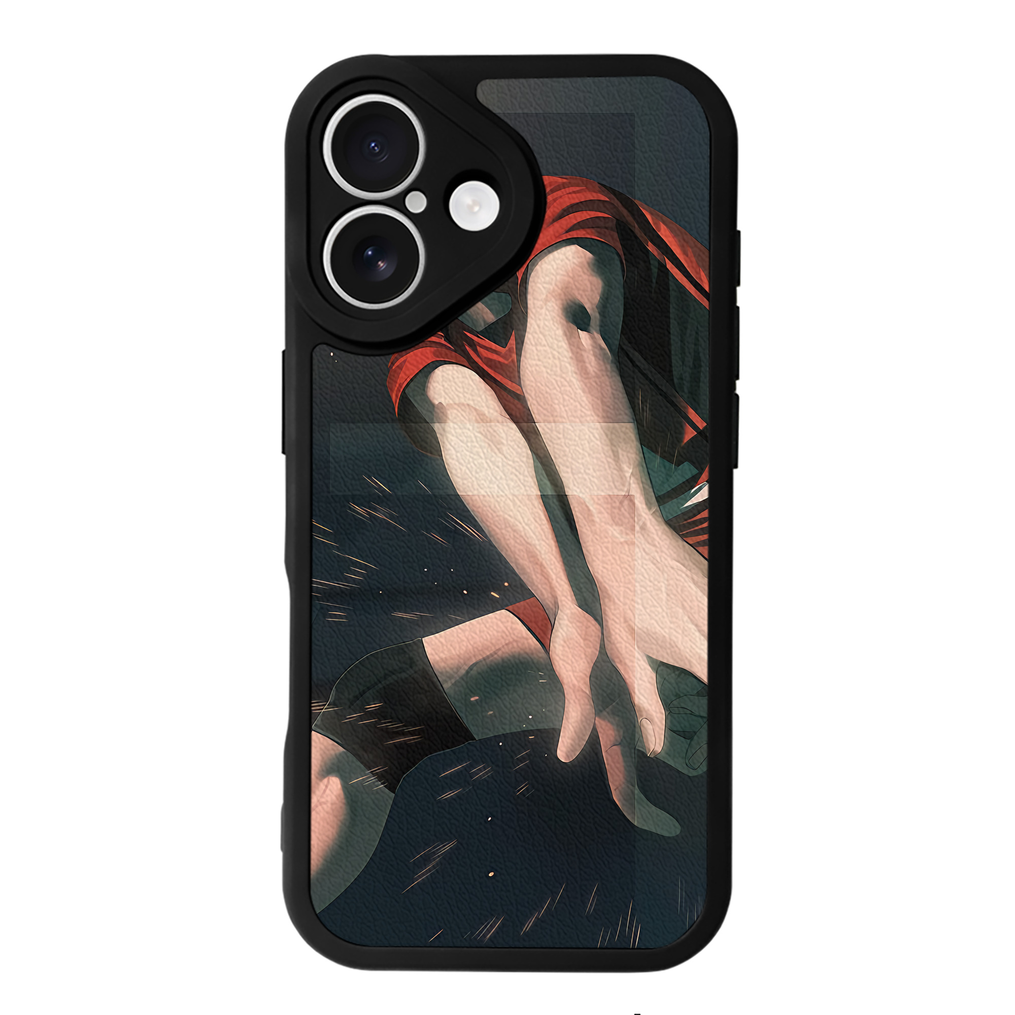 （画像用） ハイキュー!! Haikyu!! 【iPhone 16シリーズ対応】シリコンスマホケース（レザー調） 材質：シリコン